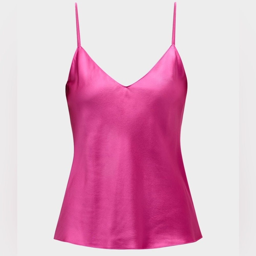 SABLYN Magenta Gloria Silk Camisole